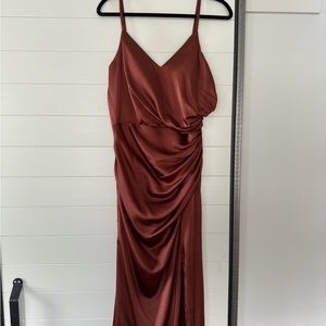 Revelry Rory Satin Dress